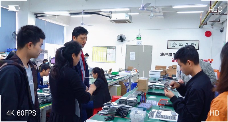 Shanghai Client Delegation Visits DAVO, Finalizes Cooperation Project for 10 Customized Keyboards