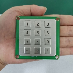 12 Keys Mini Metal Keypad With 13pin Connector