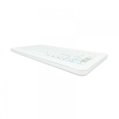 Small Size Wired Medical Glass Keyboard With Trackpad
