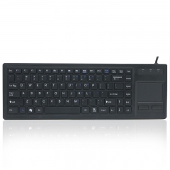 New Style Desktop Rugged Industrial Plastic keyboard With Integrated Touchpad For PC computer