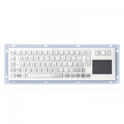 Custom Metal Button Industrial Touchpad Keyboards Brushed Stainless Steel Keyboard For Kiosks Banking Medical CNC Machine