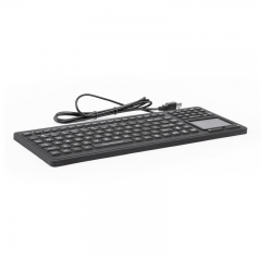IP68 Waterproof Silicone Keyboard with Touchpad and Numeric Keypad