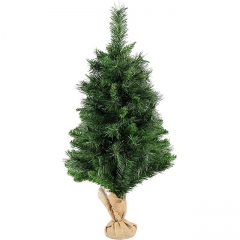 60cm 90cm PVC Künstlicher Weihnachtsbaum Klein mit Christbaumständer, Christbaum Tannenbaum Künstlich Schnellaufbau Weihnachtsdekoration Haus