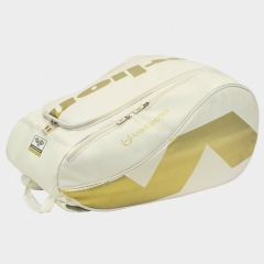 PU Leather Padel Tennis bag, Padel Bags Racquetball, White