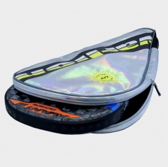Colorful Leather Padel Racket Bags Padel Cover , Pro Cover