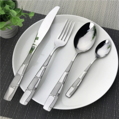 Home Good Used Portable Silver Reusable Cutlery Set