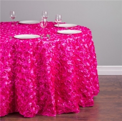 High Quality Wedding Decoration Modern Rose Table Cloth