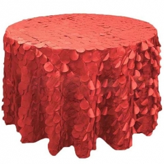 Cheap Round Wedding Flower Table Cloth For Rental Event