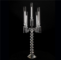 Modern Pillar Candle Holder Table Lampshades Candelabra Wedding Centerpiece