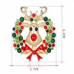Wholesale Temperament Boutonniere Reindeer Napkin Ring For Christmas