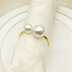 Elegant Pearl Ring For Wedding Party Event Decoration
