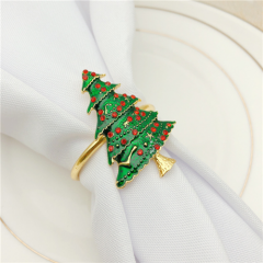 Christmas Tree Boutonniere Napkin Ring Series Wholesale