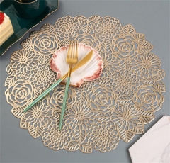 Place mat Round Leaf Place Mats for Dining Table