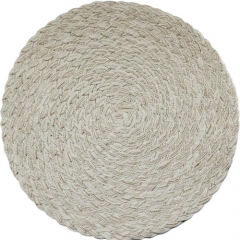 Round Colored Rattan Place Mat For Event Decoration