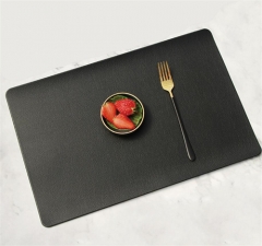 Rectangle Colored PU Table Place Mat