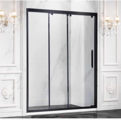 Triple Glass Sliding Door (Black)