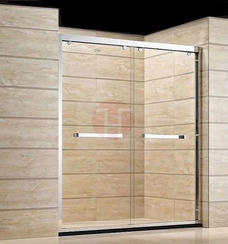 Double Glass Sliding Door (Silver)