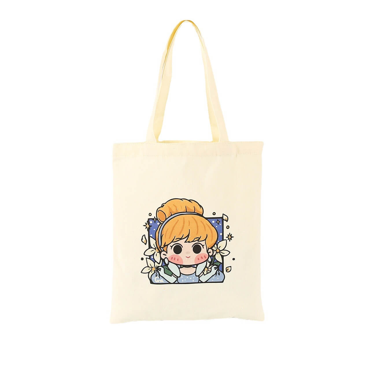 Girl's canvas grocery bag