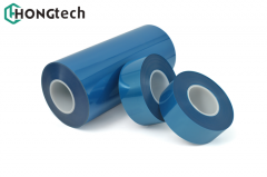 CB020001 - Màng chống dính PET silicon màu xanh dương dày: 0.075mm