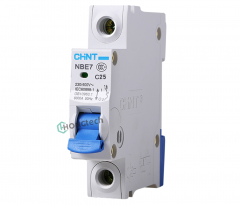 Bộ ngắt mạch 01 pha CHiNT - NBE7 1P 25A