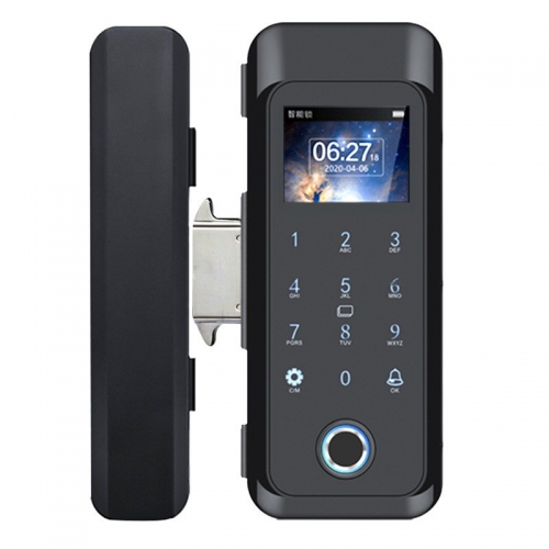 Serrure d&#39;empreinte digitale de porte en verre Bluetooth