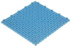 PVC Small Square Bathroom Anti-Slip Drainage Ingterlocking Floor Tile. Wet Area Non-Slip Ingterlocking Floor Mat