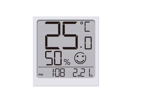 Indoor Thermo-hygrometer Clock
