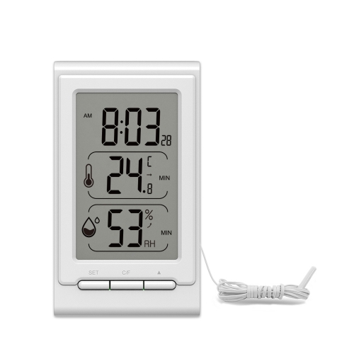 Indoor Thermometer Hygrometer Clock