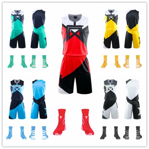 Digital printing Basketball jersey design sublimation