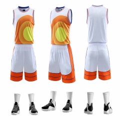Cheap Sublimation Comic Team Uniform Breathable mesh style Basketball Jersey