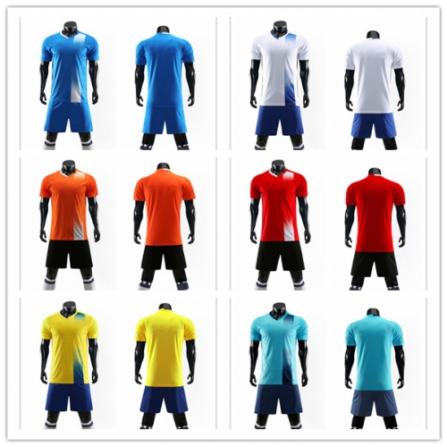 Guangzhou Factory Wholesale Short Sleeves Jersey Football Custom T Shirt Soccer Jersey For Men