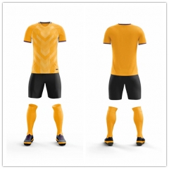 Factory direct sale custom design dry fit football kits soccer training clothes