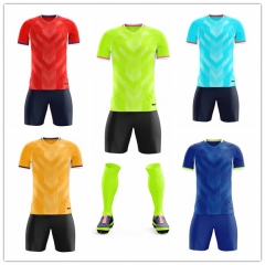 Factory direct sale custom design dry fit football kits soccer training clothes