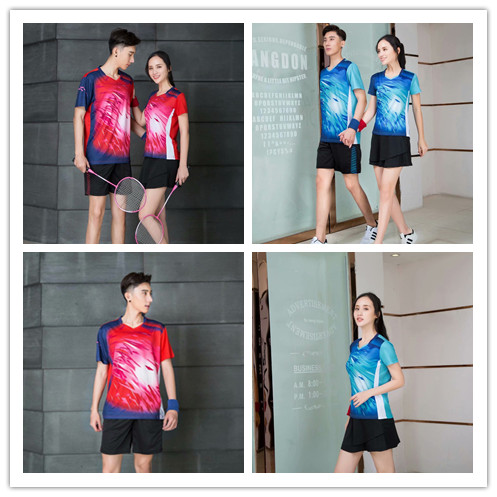 Quick dry Sublimation Printing badminton jersey