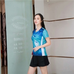 Quick dry Sublimation Printing badminton jersey