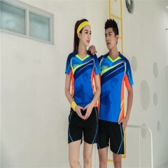 Couple's china high quality badminton polo shirt