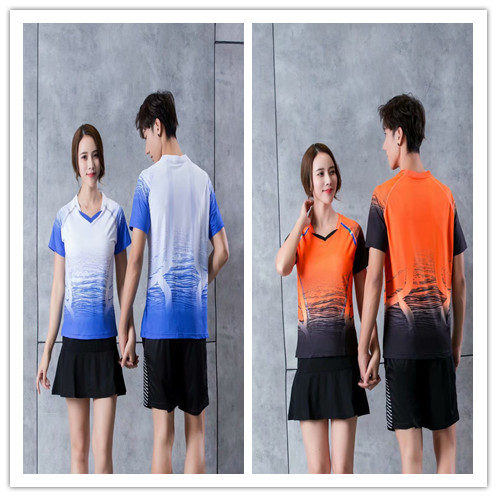 quick dry Sublimation Printing badminton jersey