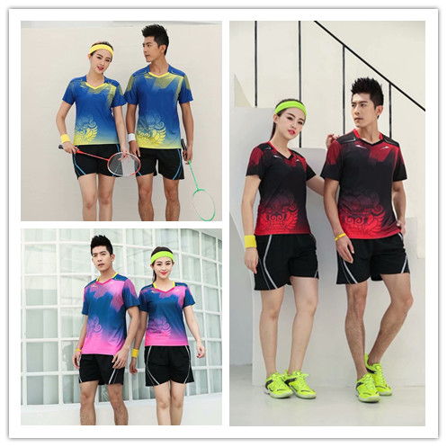 Free Design Breathable Fast Drying  Badminton Clothes