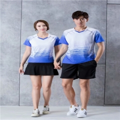 quick dry Sublimation Printing badminton jersey