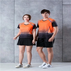 quick dry Sublimation Printing badminton jersey