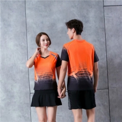 quick dry Sublimation Printing badminton jersey