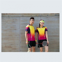 Newest fashionable badminton uniforms set top quality