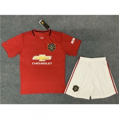 Manchester United home second away football jersey