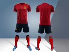 Custom whosale Spain home football clothes