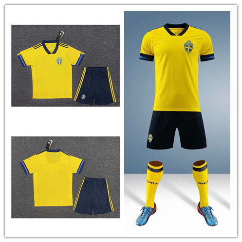 2020 European Cup Sweden Home Jersey