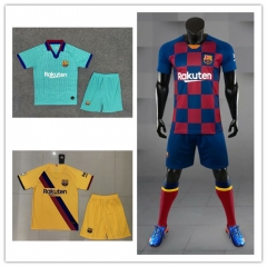 Barcelona home away second away jersey