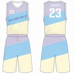 Basketball jersey full-body custom middle school student