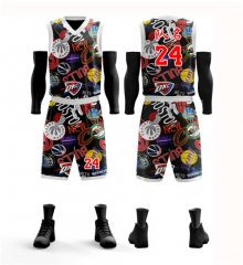 Customized digital basketball clothes