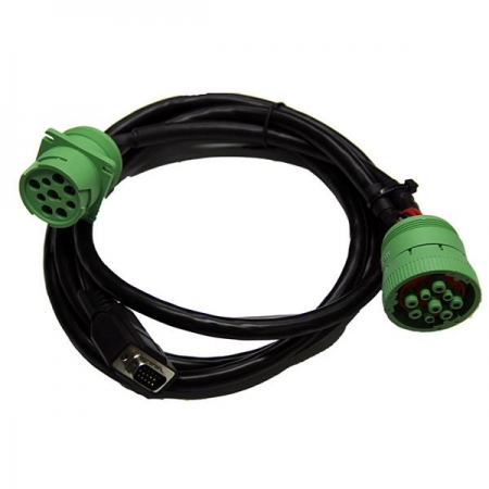 GREEN J1939 MALE To Female To DB15 Cable