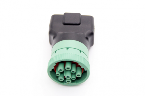 Green Type2 J1939 to OBD2 OBDII Adapter
